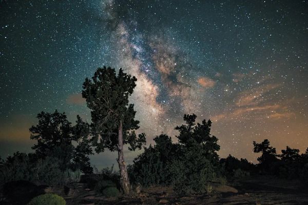 La Vía Láctea fotografiada desde los desiertos de Utah