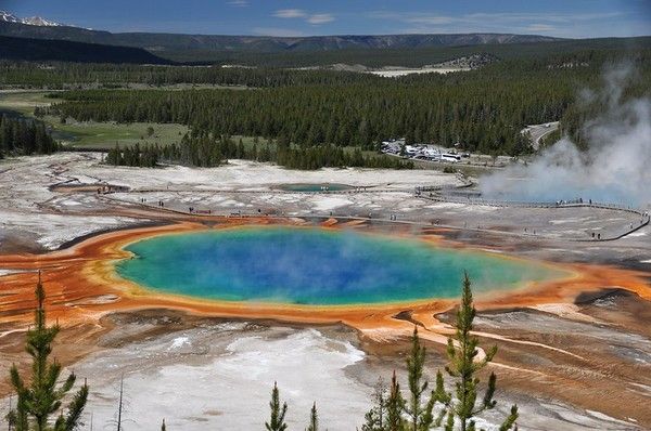 La Gran Fuente Prismática del Parque Nacional Yellowstone.