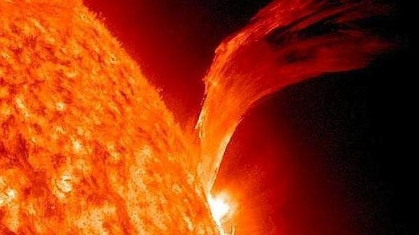 Una erupción solar